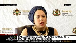 SALGA in the Free State calls on residents to honour their municipal bills