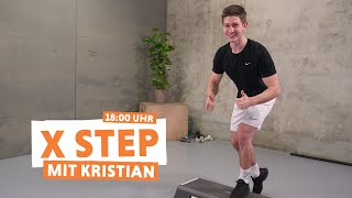 x step mit Kristian | FitX-Kurse für zu Hause | classx at home