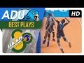 UAAP 80 MV: Leo Miranda unleashes sharp cross-court spike! | AdU | Best Plays