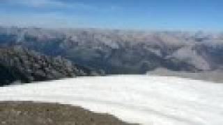 Panorama at Mount Bourgeau in Banff National Park