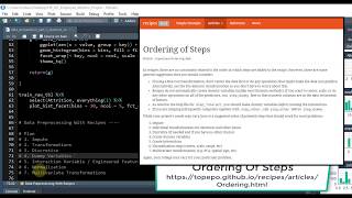 Data Preprocessing Plan (recipes) | Week 4 | DS4B 201-R Course