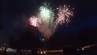 平城高校・平城山祭の花火2016