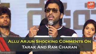 Allu Arjun Shocking Comments On Jr.NTR And Ram Charan | Vijay Deverakonda | Taxiwala | YOYO Times