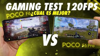 POCO F6 vs POCO F6 PRO - Pruebas en Juegos 120FPS ¿Cual es mejor ?