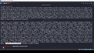 Memory Dump Analysis with Volatility3