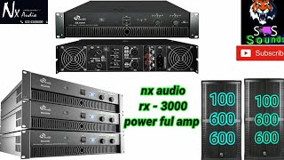 Nx audio rx 3000 amplifier