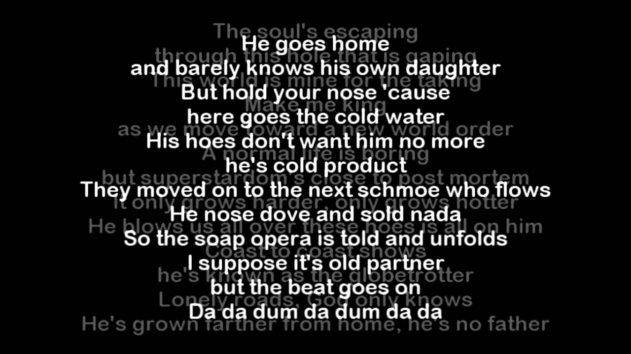 Eminem Lose Yourself Lyrics - YouTube