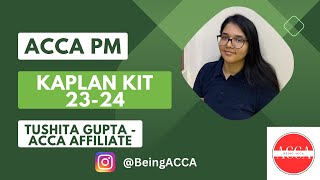 ACCA PM | STAY CLEAN | SECTION C | KAPLAN KIT | @beingacca