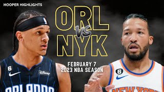 New York Knicks vs Orlando Magic Full Game Highlights | Feb 7 | 2023 NBA Season
