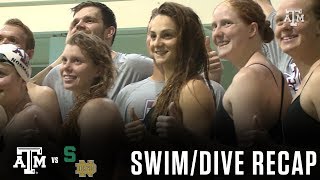 Swim/Dive Recap | Texas A\u0026M vs. Michigan State/Notre Dame