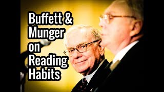 Warren Buffett & Charlie Munger on Reading Habits & Books