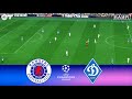 Rangers vs Dynamo Kyiv / UEFA Champions League 24/25 / Full Match All Goals / FC 24 Gameplay