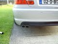 bmw e46 330 ci clubsport standard exhaust