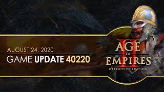 Update 40220 Overview - Age of Empires II: DE