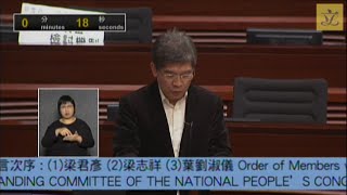 立法會會議 (2015/02/05) –V. 議員議案：2. 尋求撤銷人大常委決定，重新啟動政改程序(第三部分)