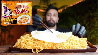 samyang buldak quattro cheese noodles | mukbang asmr (no talking)