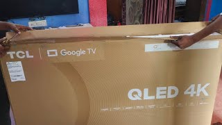 January 9, 2025 TCL 65 c65 Q LED Google TV unboxing 2024 model unlimited viewing experience