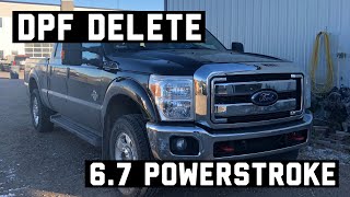 How to: Installing Flo-Pro DPF delete pipes on 2011 Ford 6.7 Powerstroke and start up