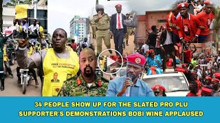 Agakagwaawo! Okuswaala Ku Parliament abawagizi ba Gen Muhoozi bakiguddeko Bobi wine teyerijikako!