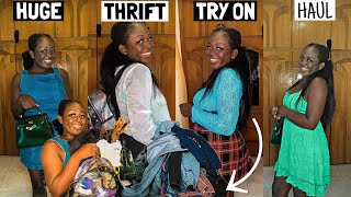 MASSIVE DECEMBER THRIFT HAUL | MY FIRST TRY ON HAUL | KANTAMANTO THRIFT TRY ON HAUL