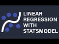 Linear Regressions with StatsModels