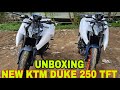 2025 NEW KTM DUKE 250 TFT UNBOXING 😍#ktm #ktmduke #ktmduke250 #automobile #duke #motovlog