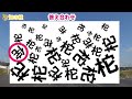 【判断力upの違う漢字さがし脳トレ】漢字間違い探しで認知症予防！1つだけある違う漢字を探そう vol137