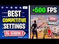 The BEST Competitive Settings in Fortnite Chapter 5 SEASON 2! 🔧 (FPS Tweaks + 0 Input Delay)