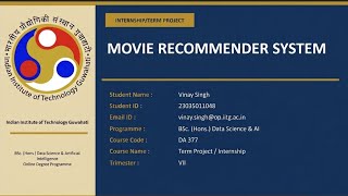 Build a Movie Recommender System | ML Project with Python & Streamlit (Full Demo)