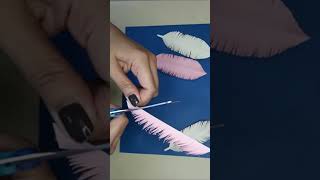 paper feather made easy
