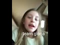 Team . Gloria j'adore la petite chanson de gloria 😂❤