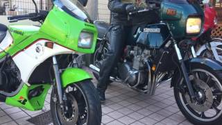 Kawasaki KZ1300 VS Kawasaki KR250　双輪道　ソロツーリストグクラブ　Z1300　バイクステーション24