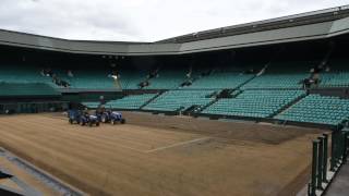 Stripping the grass off Centre Court