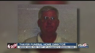 Thayer Funeral Home director sued for theft from corpse