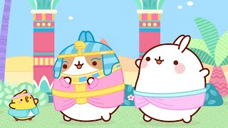 Molang and Piu Piu meet QUEEN CLEOPATRA 👑 | Funny Compilation For Kids