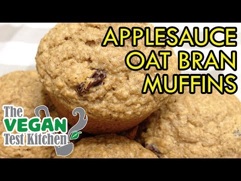 Applesauce Oat Bran Muffins | The Vegan Test Kitchen Applesauce Oat Bran Muffins | The Vegan Test Kitchen