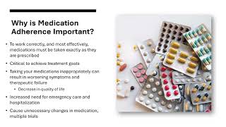 Medication Adherence - Why It Is Important