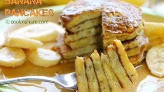 Flourless Banana Pancakes - 3 Ingredients