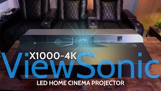 NEW ViewSonic X1000-4K LED Projector with Incredible Soundbar Full Review