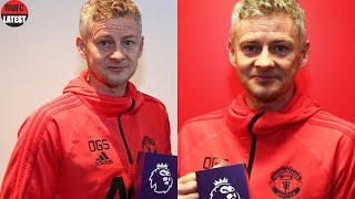 Solskjaer Reacts To Winning Manager Of The Month Award For January! - Ole Gunnar Exclusive Press!