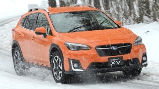 スバル新型XVがスゴすぎる！アクセル全開で雪上ドリフト！