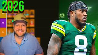 Top 34 Running Back Rankings For 2026 Fantasy Football