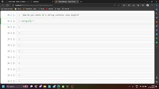 How do you check if a string contains only digits?