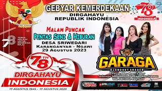 Live GARAGA Djandut || ARS JILID 2 - MALAM PUNCAK PENTAS SENI & HIBURAN Ds. Sriwedari - 29 Ags 2023