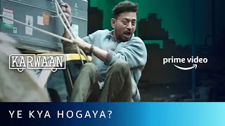 Irrfan Khan In A Situation 😵| Karwaan | Comedy Scene | Amazon Prime Video