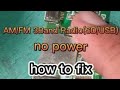 AM/FM SW Band Radio no power, defective SMD IC 8002 how to fix