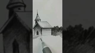 How to make a beautiful house pencil ekech #lavanyaudishaart #drawing #sketch #pencilskech #shots