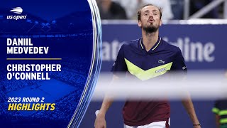 Daniil Medvedev vs. Christopher O'Connell Highlights | 2023 US Open Round 2