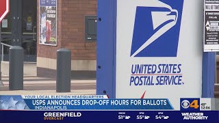 USPS announces drop-off hours for ballots