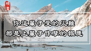 你這輩子受的災難，都是上輩子作孽的報應，沒有人能逃得過因果【曉書說】